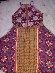 Vestido Estampado Tam M