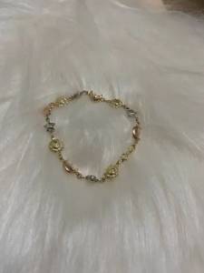 Pulseira Lunar Feminina Em Ouro 18k