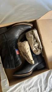 Bota Texana/cano Longo Morns Preta