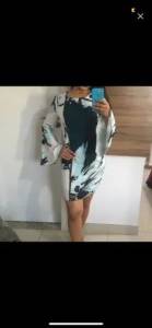 Vestido Manga Flare