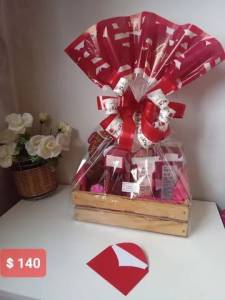 Cesta Romntica timo Presente Namorada Esposa Valor 140,00