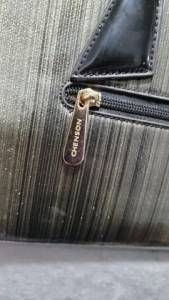 Bolsa Chenson Strass Marrom/prata (nova)