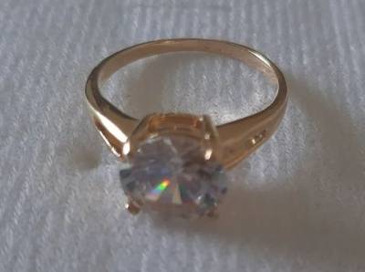 Anel Banhado A Ouro 18k