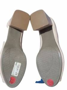 Sapato Feminino Scarpan Dourado 35 + Peep Toe 37 Nude