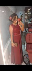 Vestido Marsala Tamanho 38