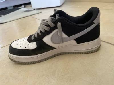 Nike Air Force 1 Black Silver