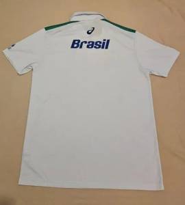 Camiseta Polo Original Masculina Seleo Brasileira De Volei - Asics