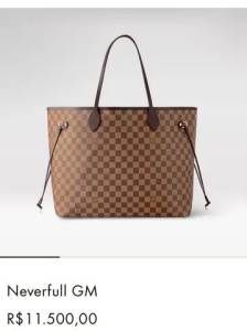 Neverfull Damier Ebene Em Perfeito Estado
