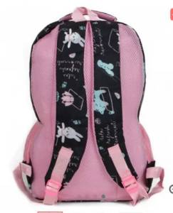 Mochila Escolar Feminina Grande Estampada Com 4 Bolsos