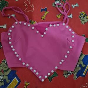 Top Rosa De Corao