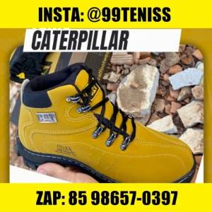 Bota (leia Descrio) Nova Caterpillar Mostarda Trat