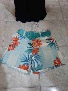 Short Com Cinto Suplex - Tamanho G
