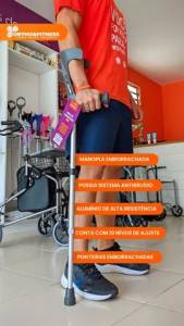 Muleta Canadense Regulvel - Hidrolight (r$69,00/unidade)