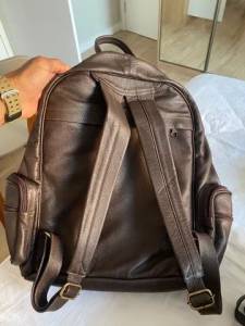 Vendo Mochila De Couro Legtimo Marrom Bagaggio Notebook E Tablet
