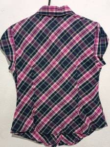 Camisa Feminina Xadrez Importada