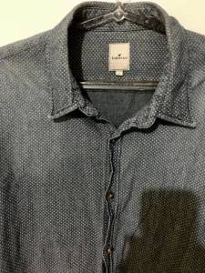 Camisa Masculina Siberian Tam: M Algodo Jeans Leve