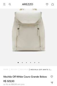 Mochila Da Arezzo ( Original)