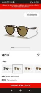 Rayban Modelo Rb2180 - Estado De Zero