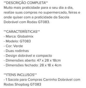 Bolsa Supermercado Etc?.