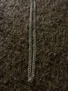 Cordo De Prata 8mm Por 70cm