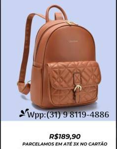 Mochila Feminina !!!! 3x Sem Juros !!! Entregamos