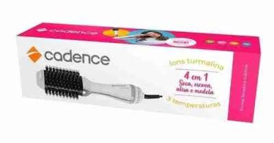 Escova Secadora Alisadora Cadence 4 Em 1
