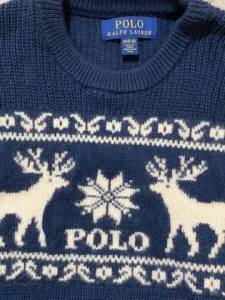 Casaco Tricot Ralph Lauren 10-12 Anos
