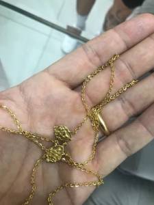 Escapulario De Ouro 2,8quilates