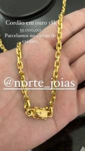 Lindo Cordo Cartier Em Ouro 18k