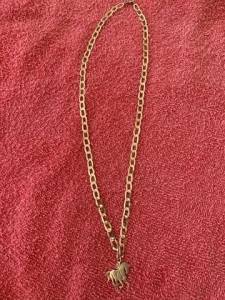 Corrente De Ouro Masculina Pea  Linda