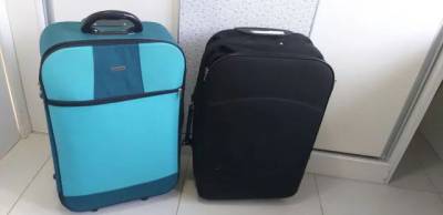 Mala Viagem Preta E Verde