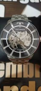Relgio Technos Skeleton Automtico Original - Novo
