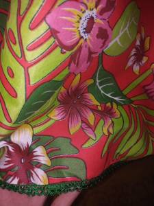Saia Estampada Vermelha Umbanda Candombl Roupa De Santo