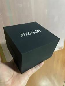 Relgio Preto Masculino Magnum