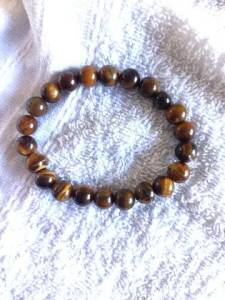 Pulseirabolinha Olho De Tigre Brilhante