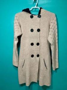 Casaco Sobretudo Tricot Feminino Ros