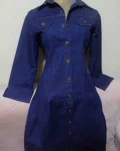 Sobretudo Tamanho 40 Casaco Jeans Feminino