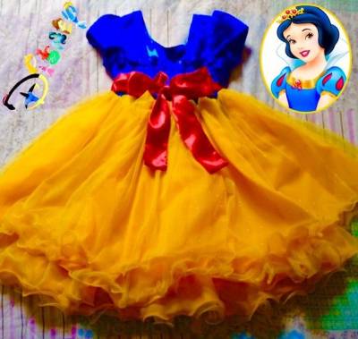 Vestido Branca De Neve Veste 1/2 Anos R$:159,99