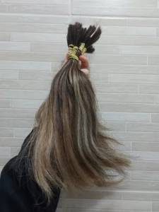 Mega Hair - Cabelo Humano - 10 Mechas De 35cm