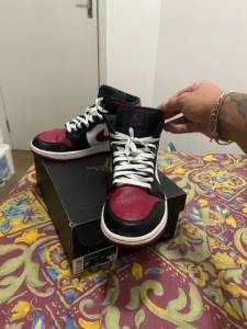 Jordan 1 Bred Toe Nike Tamanho 40