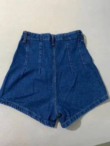 Short Jeans Azul  Cintura Alta , Veste  N 34