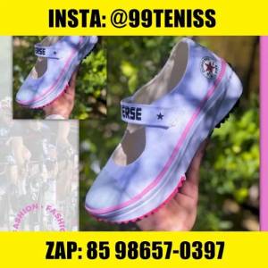 Tenis (leia Descrio) Novo Tnis All Star New White