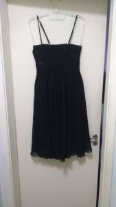Vestido Preto Tamanho Midi - Tamanho M