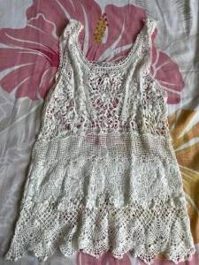 Blusa Branca E Transparente