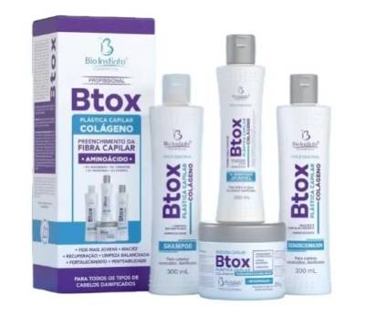Kit Capilar Btox Plstica Capilar (4 Itens) - 12 Unidades