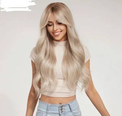 Peruca Loira Platinada