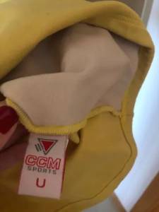 Blusa Amarela De Suplex Ccm Tamanho nico