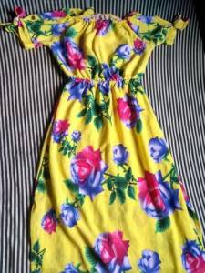 Vestido Floral Amarelo