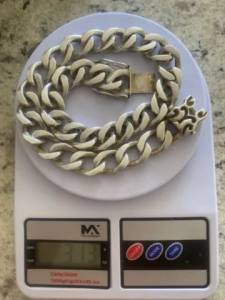 Colar E Pulseira Em Prata De Lei 925