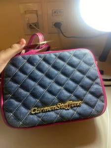 Bolsa De Lado Carmen Steffens Semi Nova Em Perfeitp Estado